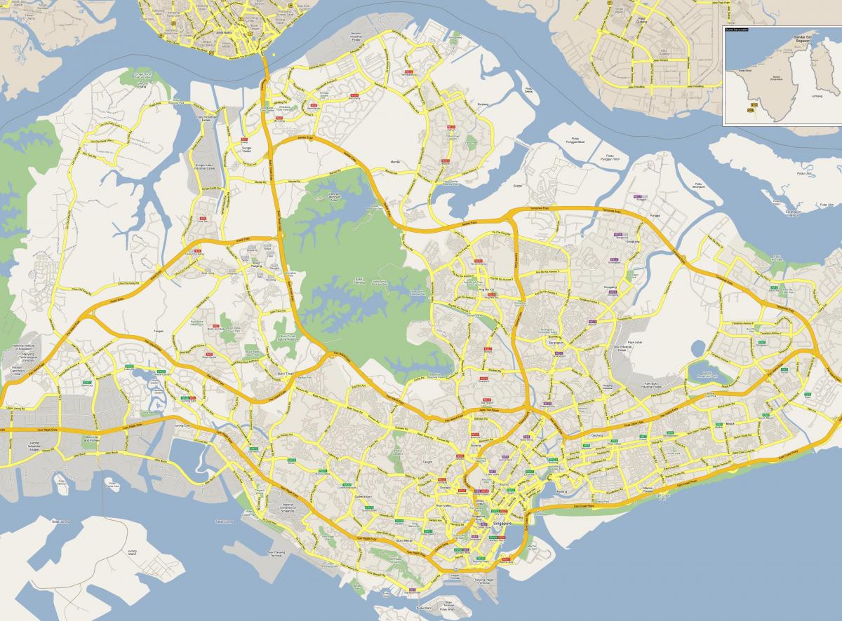 Mapa drogowa Singapuru
