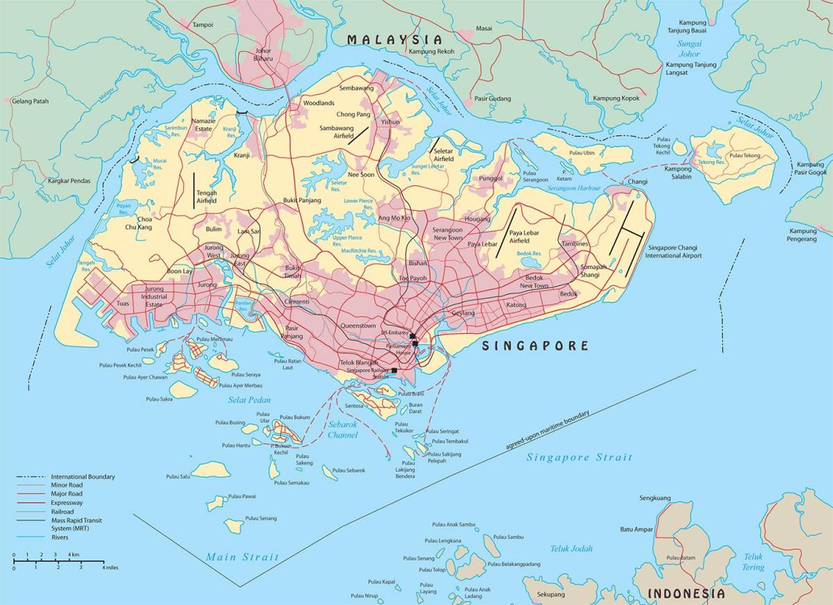 Mapa Singapuru